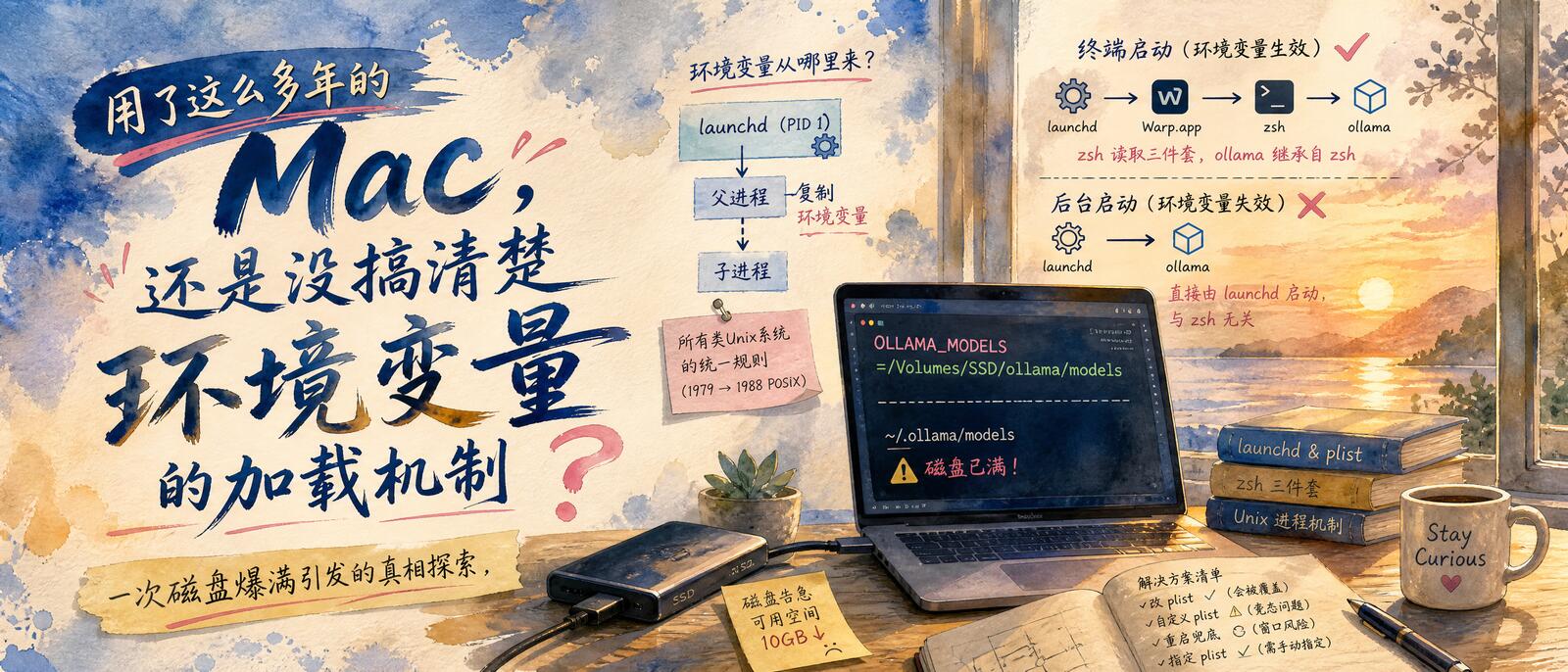 用了这么多年的Mac,还是没搞清楚环境变量的加载机制