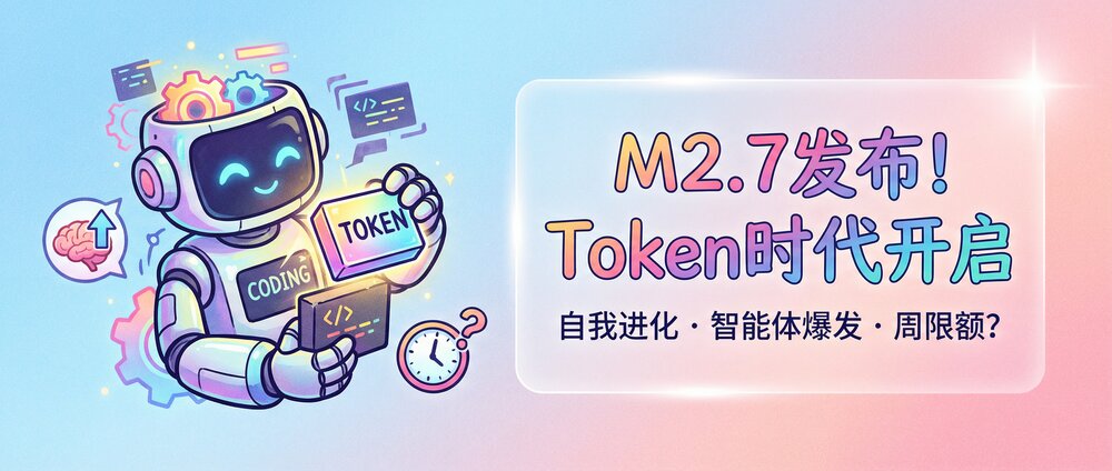 MiniMax发布M2.7,Coding Plan更名为Token Plan