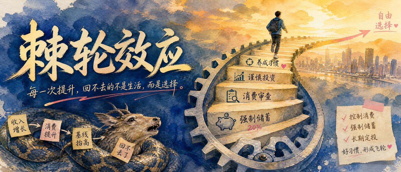 棘轮效应:有一种“回不去”,正在掏空你的钱包
