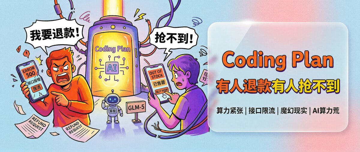 同一个Coding Plan群里,有人喊退款,有人抱怨买不到